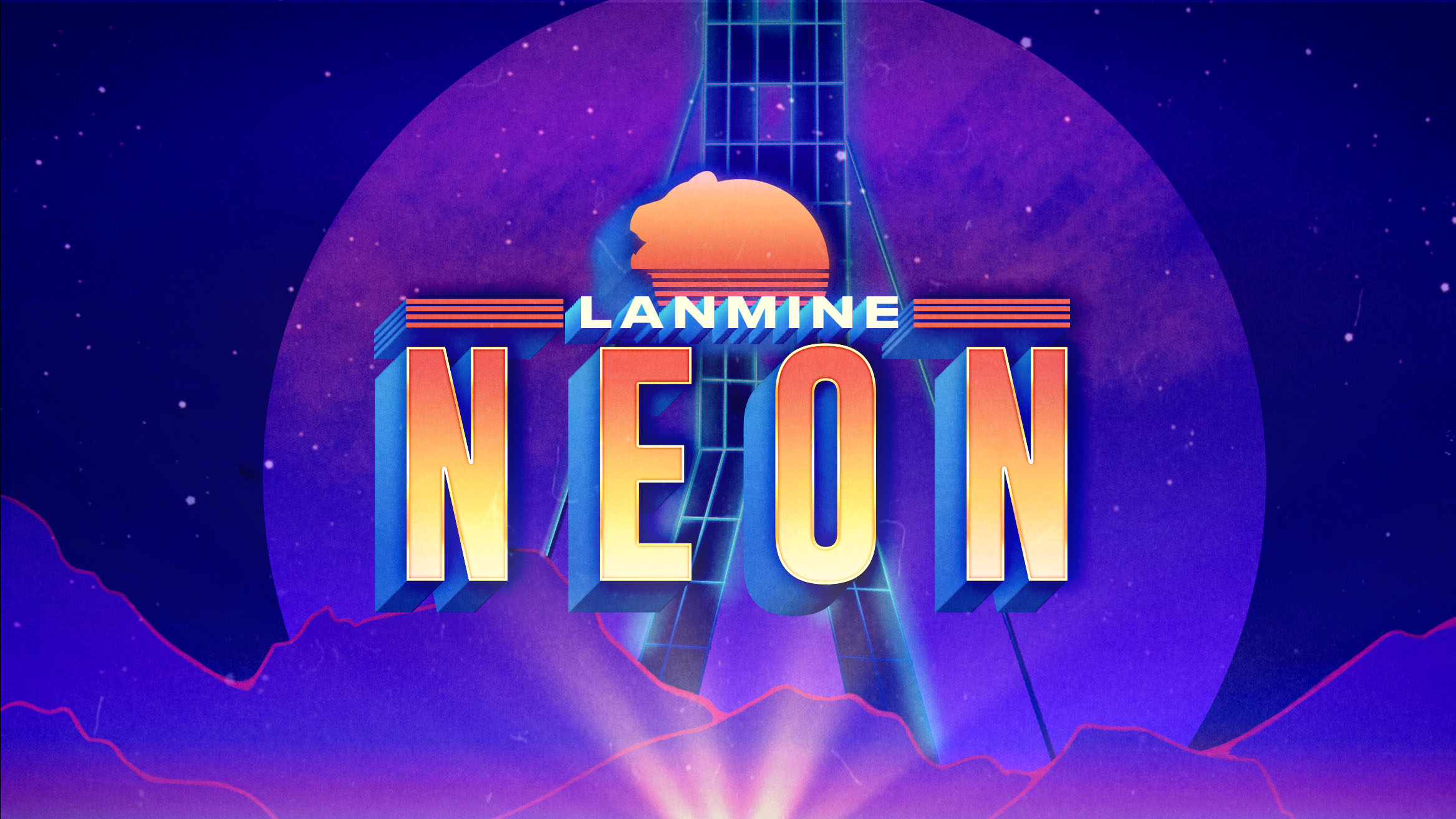 Offisielt banner for LANmine 32 Neon